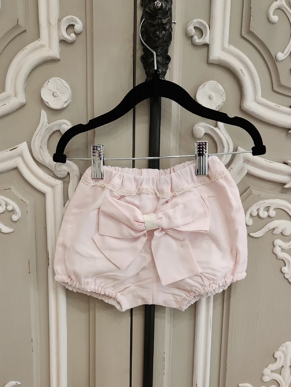 Baby Girl Pink Bow Bloomers Size 18- 24 Months